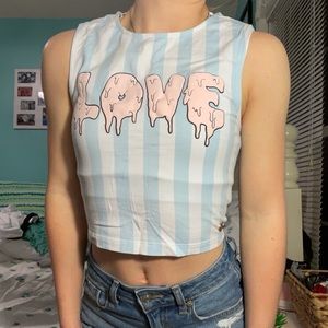 Love Crop Top